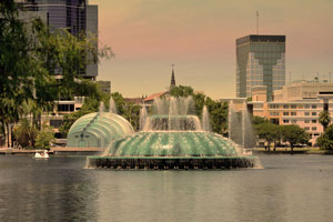 Lake Eola Fountain, Orlando FL